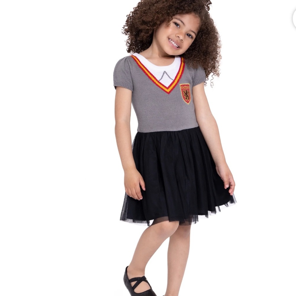 Harry Potter Toddler Girl Cosplay Sweater Dress, Various Sizes Available.
